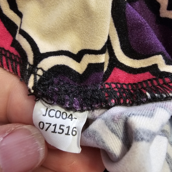 Lularoe Leggings 2 Pack One Size-Multicolor-Gray/Pink - Picture 7 of 7